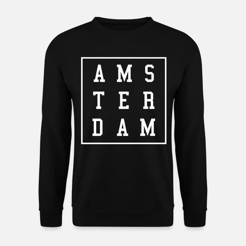 Amsterdam Design - Unisex Pullover - Schwarz