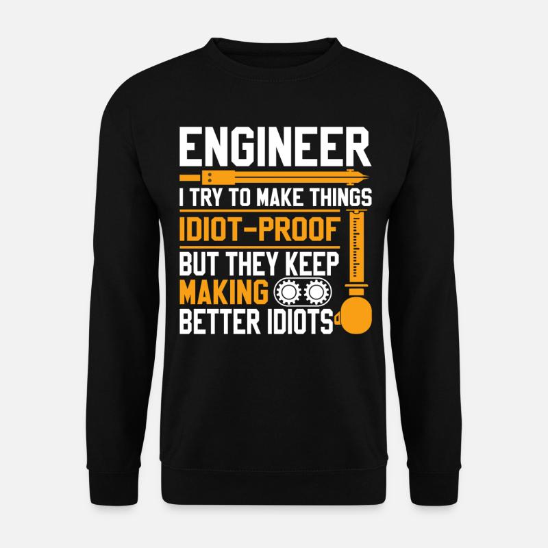 engineer - Unisex Sweatshirt - black
