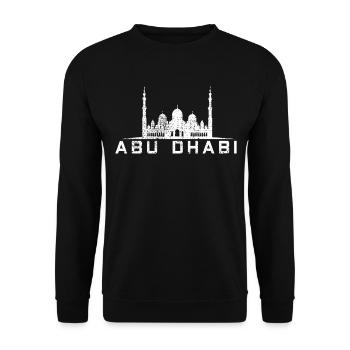 Abu Dhabi Dubai Emirate - Unisex Pullover - Schwarz - Vorne - Alina (178cm) & Michal (187cm)