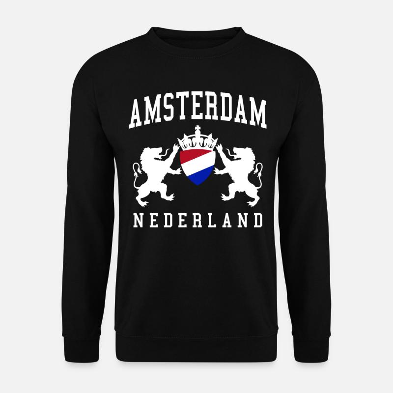 Amsterdam Amsterdam Amsterdam - Unisex Sweatshirt - black