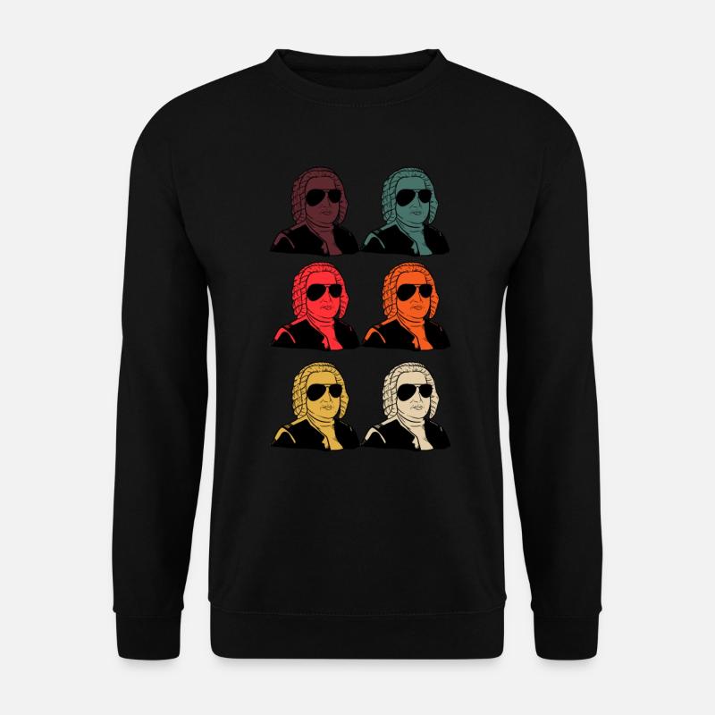 Johann Sebastian Bach - Unisex Pullover - Schwarz