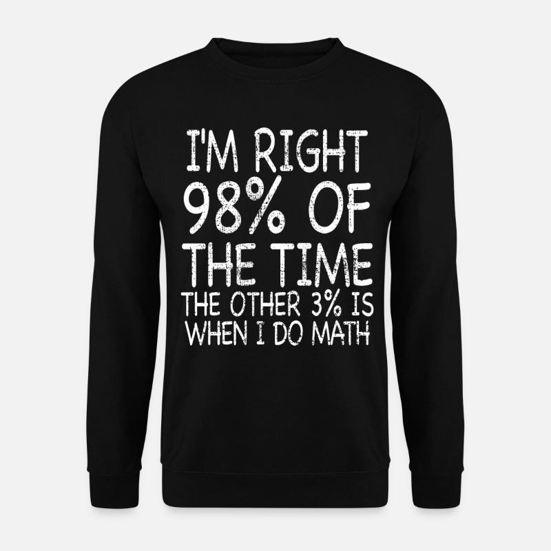 Mathe - Unisex Pullover - Schwarz