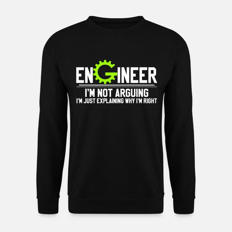 Zahnrad Ingenieur - Unisex Pullover - Schwarz