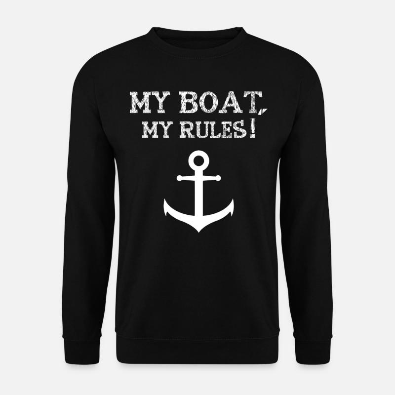 Anker - Unisex Pullover - Schwarz