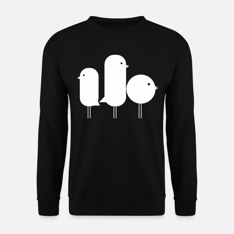 Schwarze Voegel - Unisex Pullover - Schwarz