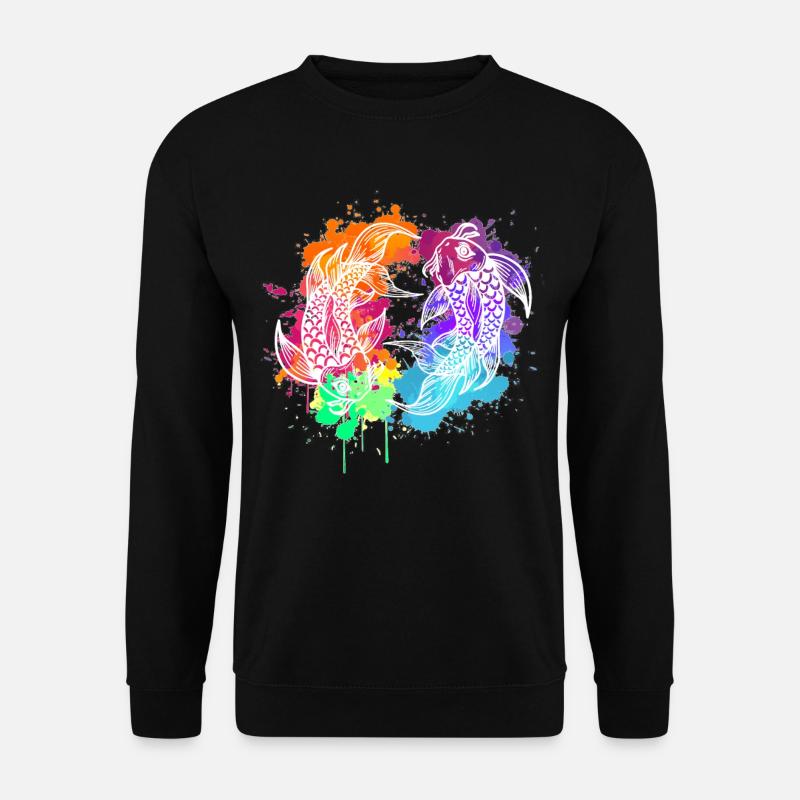 Koi - Unisex Pullover - Schwarz