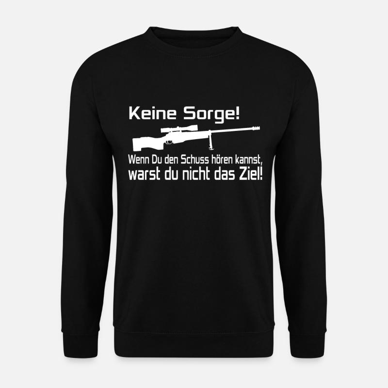 Sniper - Unisex Pullover - Schwarz