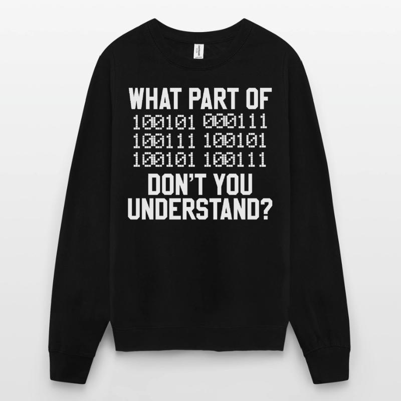 Binaer Code Informatik Student Unisex Pullover