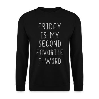 FRIDAY SHIRT - Unisex Pullover - Schwarz - Vorne - Alina (178cm) & Michal (187cm)