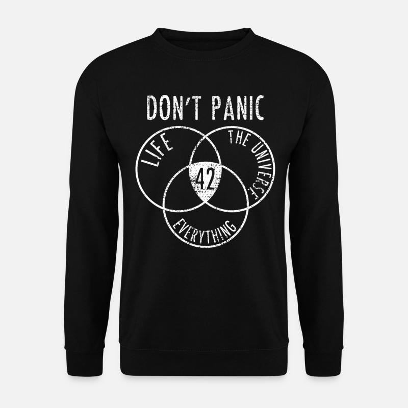 The Answer Is 42 - Unisex Pullover - Schwarz