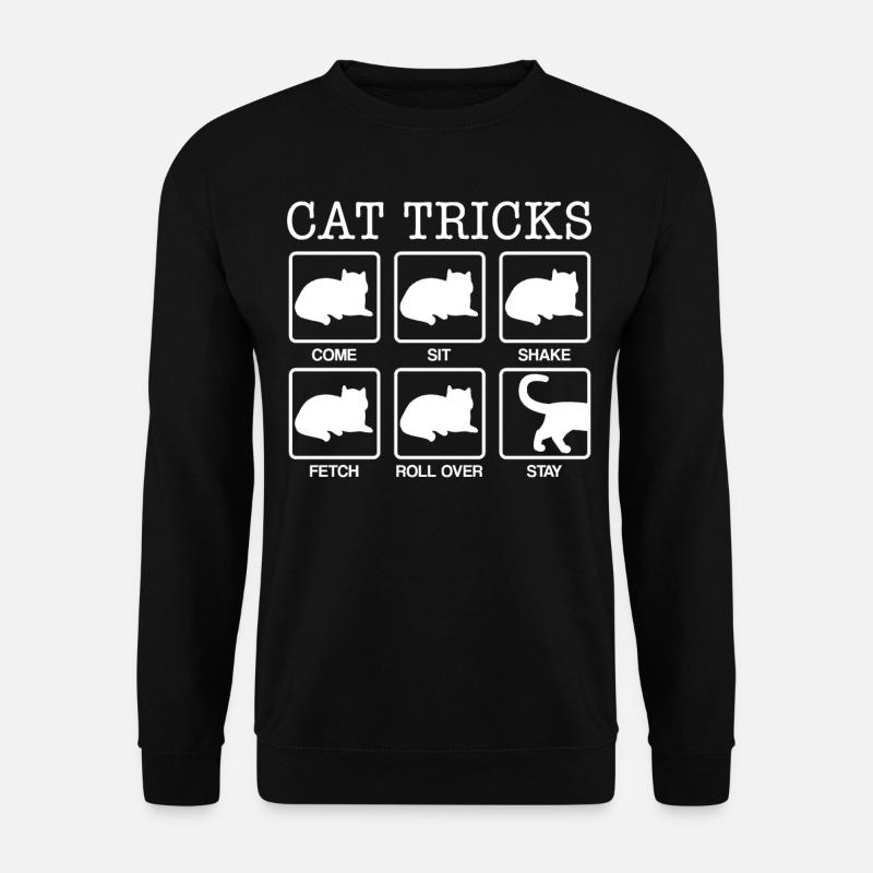 Cats Tricks Art Pieces - Unisex Sweatshirt - black