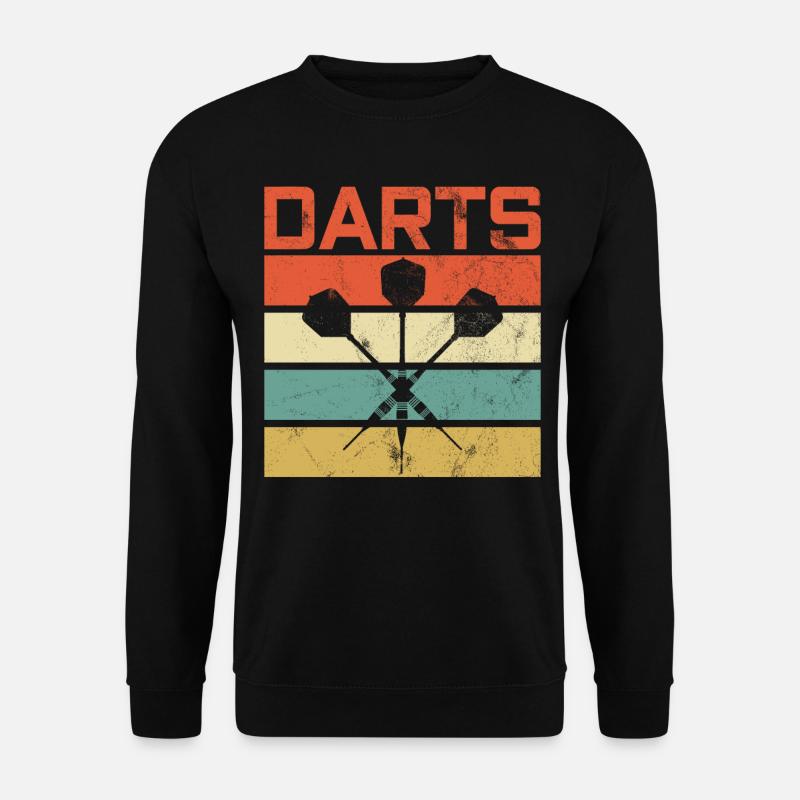 Retro darter darts - Unisex Sweatshirt - black