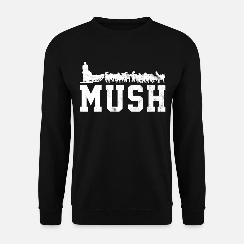 Schlitten Schlittenhunde - Unisex Pullover - Schwarz