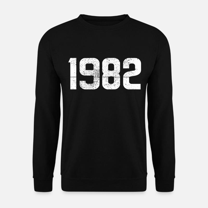 1982 Vintage - Unisex Pullover - Schwarz