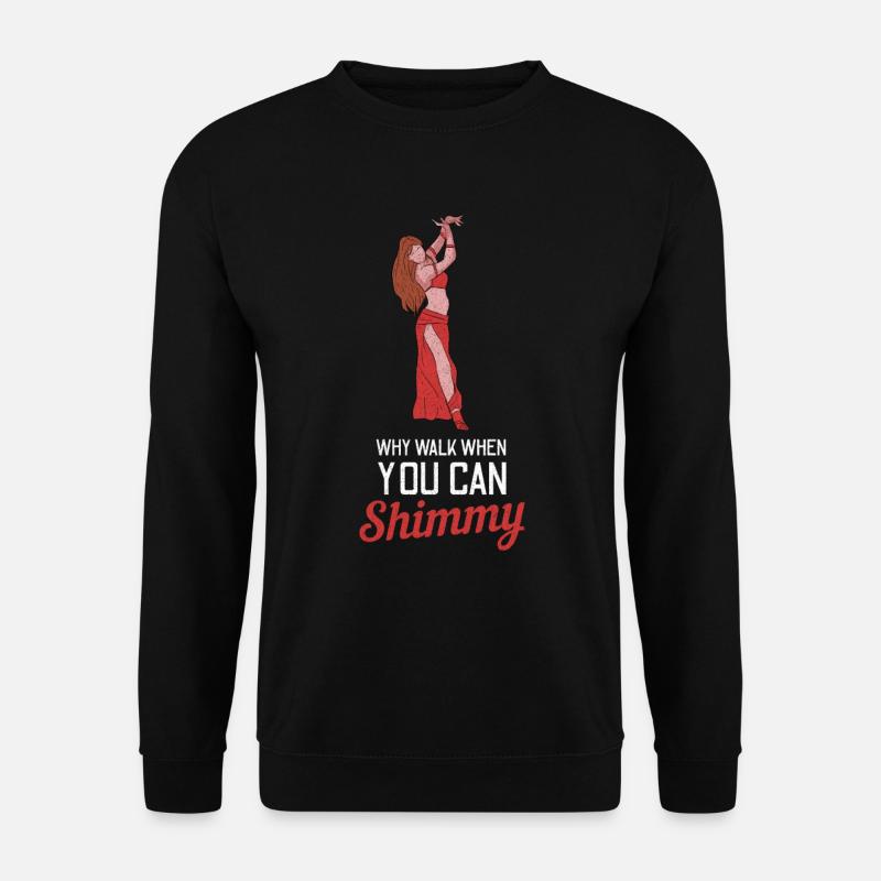 Bauchtanz Shimmy - Unisex Pullover - Schwarz
