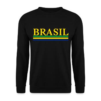 Brésil - Sweat-shirt Unisexe - noir - Devant - Alina (178cm) & Michal (187cm)