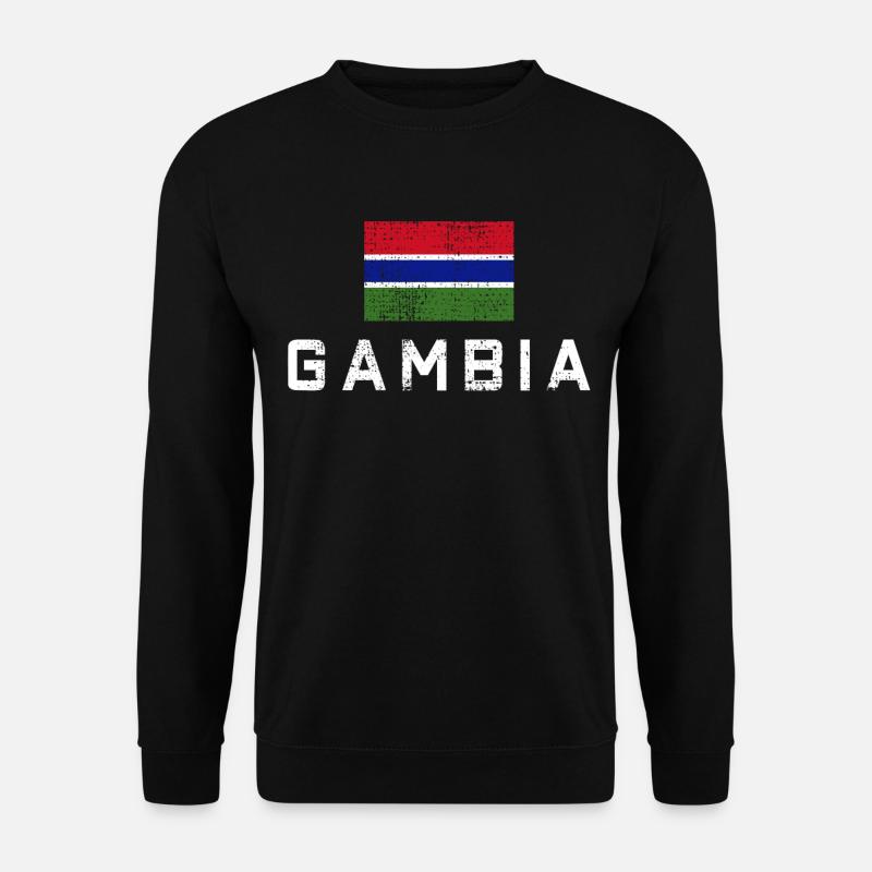 Gambia Gambia - Unisex Pullover - Schwarz