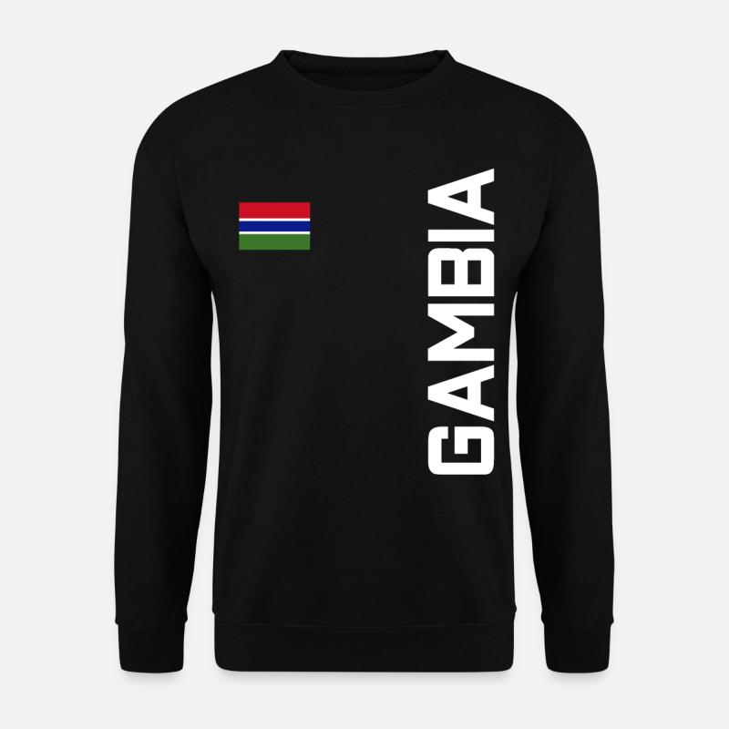 Gambia - Unisex Pullover - Schwarz