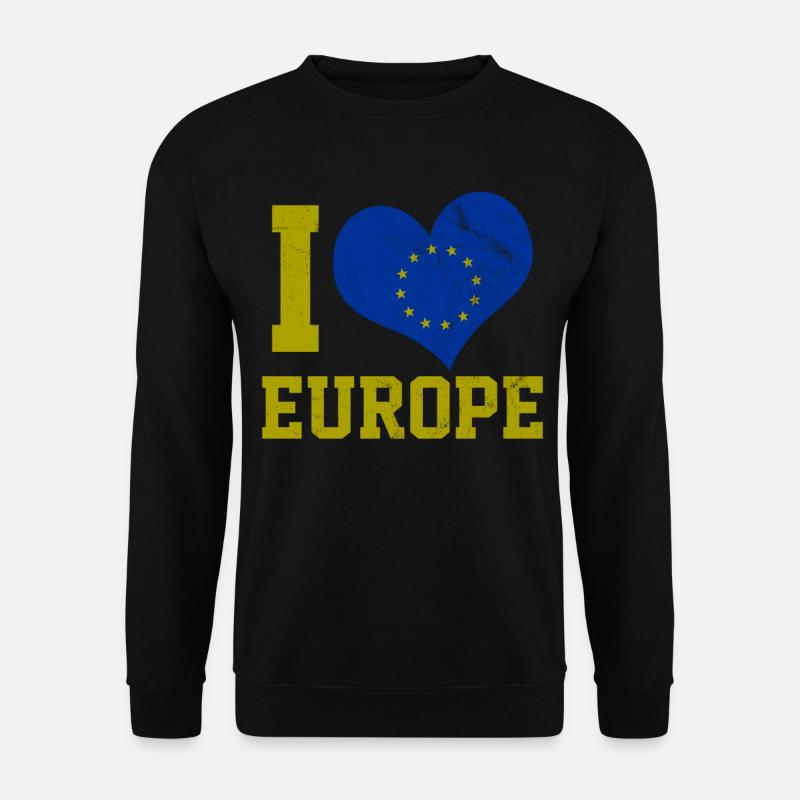 Ich liebe Europa - Unisex Pullover - Schwarz