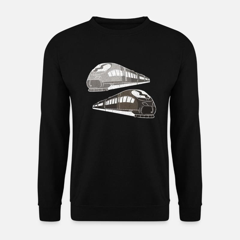 Zuege Bahn - Unisex Pullover - Schwarz