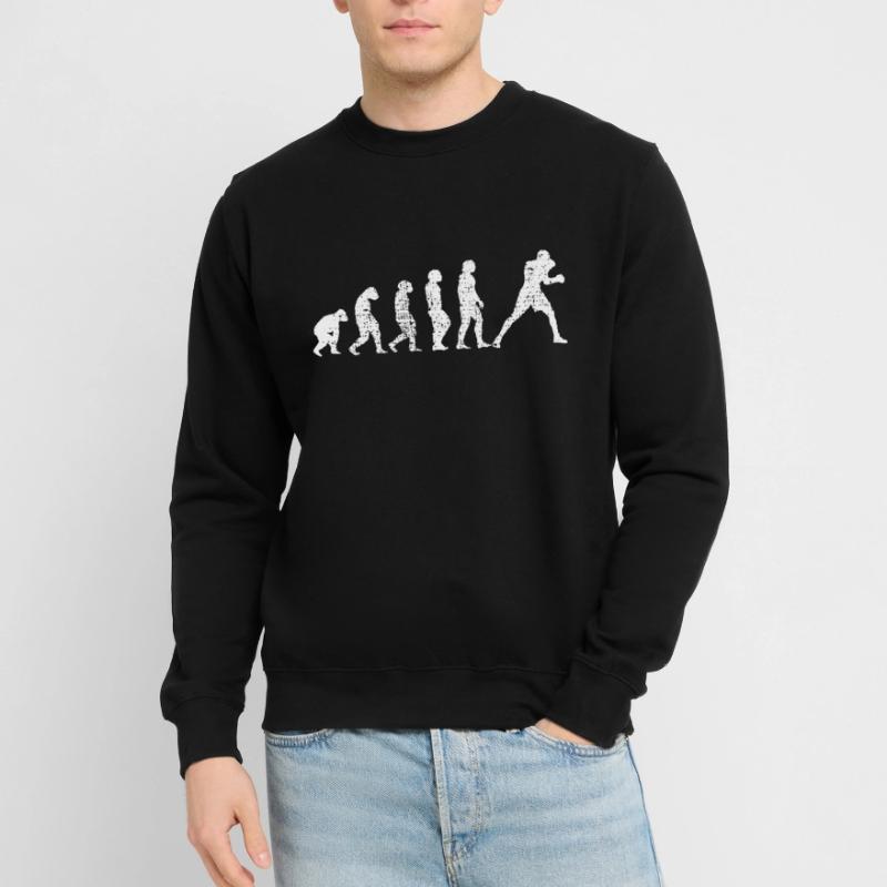 Evolution de la boxe Sweat-shirt Unisexe