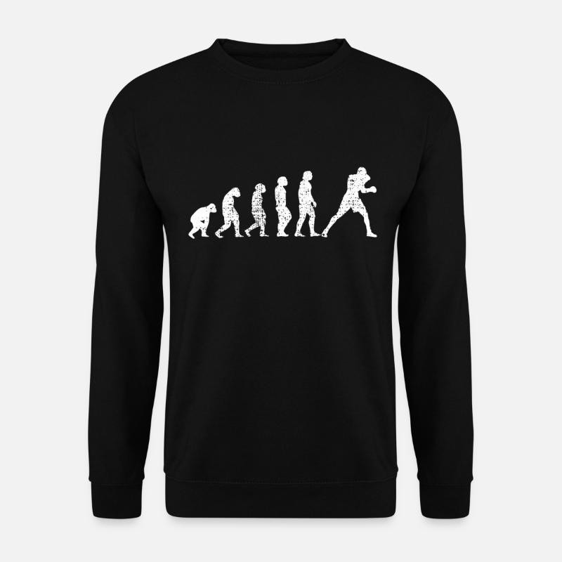 Evolution de la boxe - Sweat-shirt Unisexe - noir