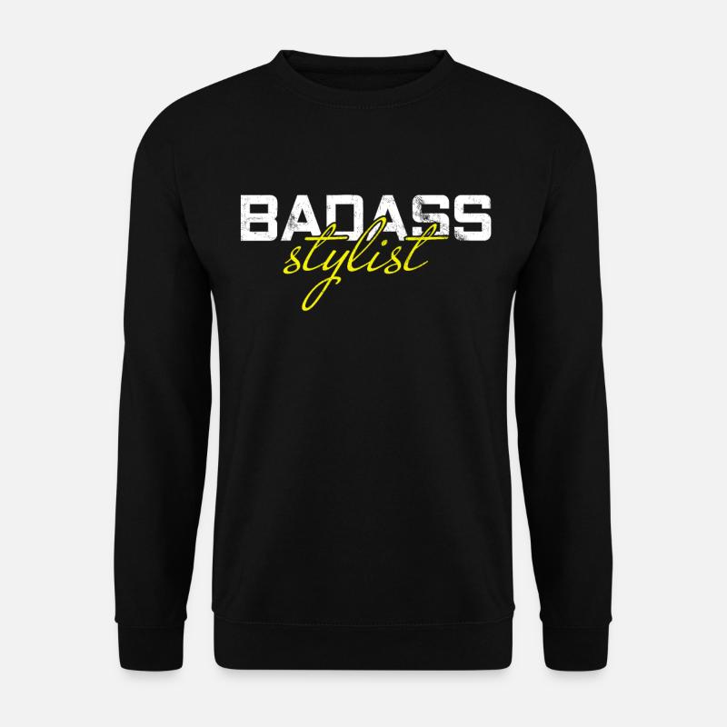 Frisoer Barber Shop Design - Unisex Pullover - Schwarz