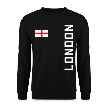 CHEMISE DE LONDON - Sweat-shirt Unisexe - noir - Devant - Alina (178cm) & Michal (187cm)