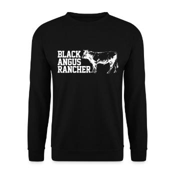 Prime Steak Angus Beef - Unisex Sweatshirt - black - Front - Alina (178cm) & Michal (187cm)