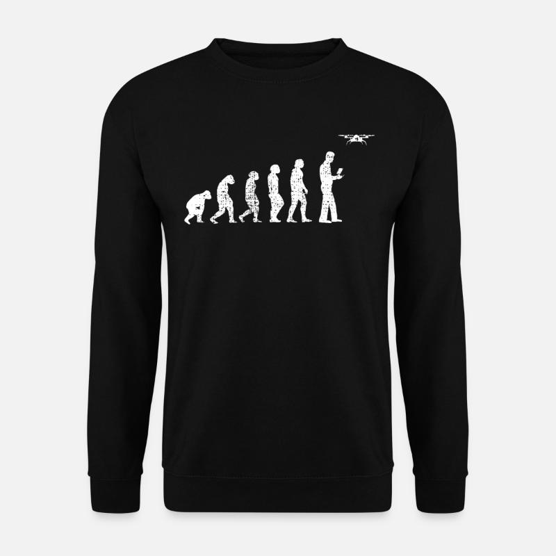 Drone Evolution - Unisex Sweatshirt - black