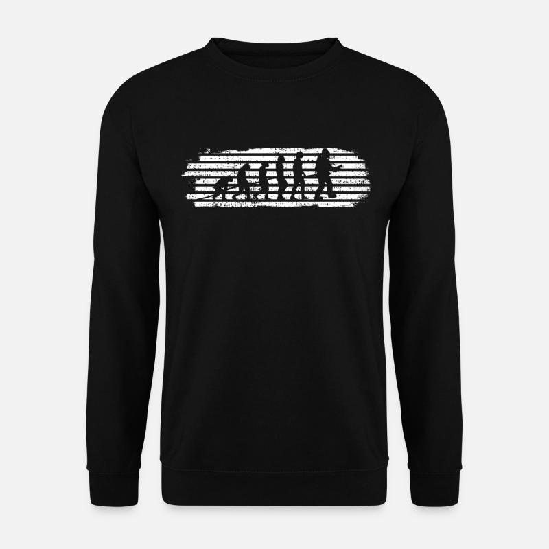 Firefighter Evolution Gift - Unisex Sweatshirt - black
