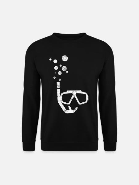 Schnorcheln Taucher Tauchen - Unisex Pullover - Schwarz