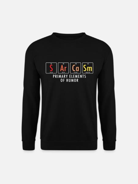 Sarkasmus - Unisex Pullover - Schwarz