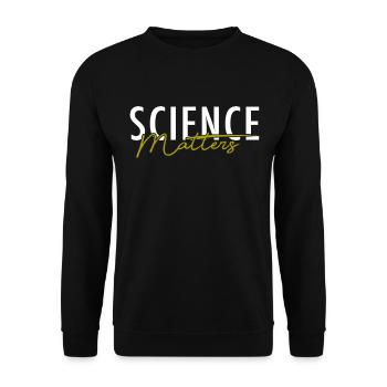 SCIENCE BIOLOGIE CHIMIE - Sweat-shirt Unisexe - noir - Devant - Alina (178cm) & Michal (187cm)