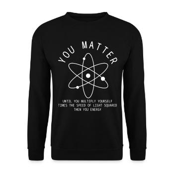 SCIENCE - Unisex Pullover - Schwarz - Vorne - Alina (178cm) & Michal (187cm)