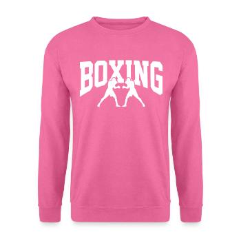 Combat de boxe - Sweat-shirt Unisexe - rose - Devant