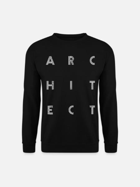 architecte - Sweat-shirt Unisexe - noir