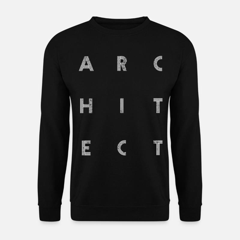 architecte - Sweat-shirt Unisexe - noir