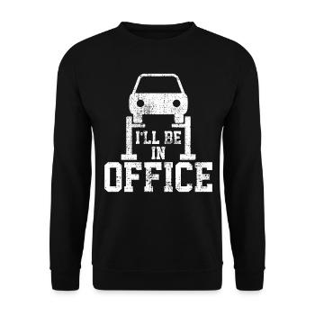 Auto mechanic workshop - Unisex Sweatshirt - black - Front - Alina (178cm) & Michal (187cm)
