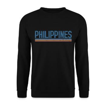 Philippines Design - Unisex Sweatshirt - black - Front - Alina (178cm) & Michal (187cm)