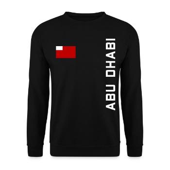 ABU DHABI SHIRT - Unisex Pullover - Schwarz - Vorne - Alina (178cm) & Michal (187cm)