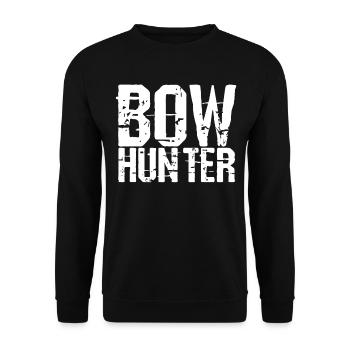 Chasse à l'arc Jaeger Hunts - Sweat-shirt Unisexe - noir - Devant - Alina (178cm) & Michal (187cm)