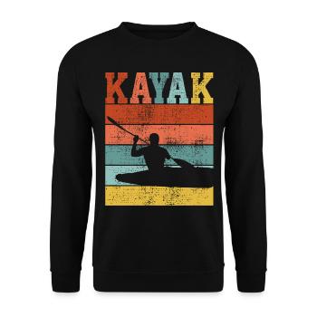 KAJAK KAJAK - Unisex Pullover - Schwarz - Vorne - Alina (178cm) & Michal (187cm)