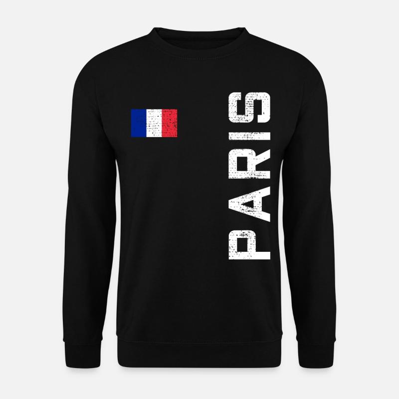 Paris Frankreich Trikots - Unisex Pullover - Schwarz