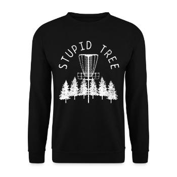 DISC GOLF PARK - Sweat-shirt Unisexe - noir - Devant - Alina (178cm) & Michal (187cm)