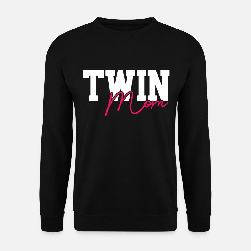 Jumeaux mère maman - Sweat-shirt Unisexe - noir