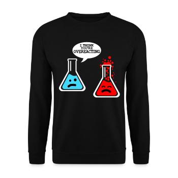 chemistry - Unisex Sweatshirt - black - Front - Alina (178cm) & Michal (187cm)