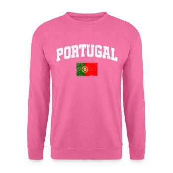 Portugal - Sweat-shirt Unisexe - rose - Devant