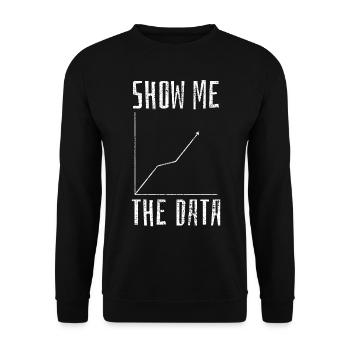Data Science Informatik - Unisex Pullover - Schwarz - Vorne - Alina (178cm) & Michal (187cm)
