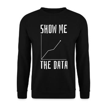 Data Science Mathematik - Unisex Pullover - Schwarz - Vorne - Alina (178cm) & Michal (187cm)